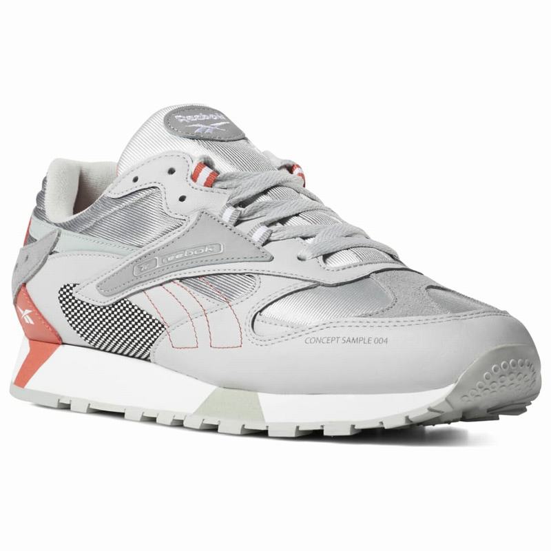 Tenisi Reebok Classic Leather Ati 90s Barbati Gri/Roz Romania DI7972MH